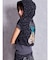 GYDA×GALFY leopard pileパーカー