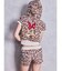 GYDA×GALFY leopard pile マイクロショートパンツ