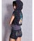 GYDA×GALFY leopard pile マイクロショートパンツ