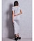 Symmetry GYDA プレートハーフスリーブロングニットワンピース