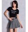 bijou logoタイトニットトップス
