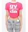 Square gydaバイカラーショートTシャツ