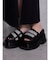 Thick sole bijouストラップサンダル