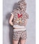 GYDA×GALFY leopard pile マイクロショートパンツ