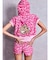 GYDA×GALFY leopard pile マイクロショートパンツ
