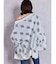 GG glitter quiltingニットカーディガン