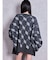 GG glitter quiltingニットカーディガン