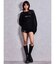 Valdy empire embroideryメッシュニットトップス