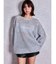 Valdy empire embroideryメッシュニットトップス
