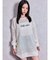Valdy empire embroideryメッシュニットトップス