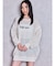 Valdy empire embroideryメッシュニットトップス