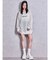 Valdy empire embroideryメッシュニットトップス