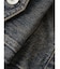 belt collarダメージショートデニムGジャン