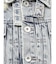 belt collarダメージショートデニムGジャン