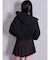 bijou string ZIP UPスウェットパーカー