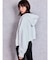 bijou string ZIP UPスウェットパーカー