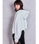 bijou string ZIP UPスウェットパーカー