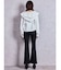 bijou string ZIP UPスウェットパーカー
