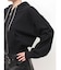 bijou string ZIP UPスウェットパーカー