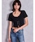 BUNNY 2WAYレースアップショートTシャツ