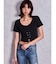 BUNNY 2WAYレースアップショートTシャツ