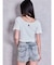 BUNNY 2WAYレースアップショートTシャツ