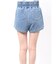 ラインストーンGYDAカットデニムショートパンツ