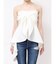 HEM designリボンブラウス
