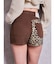 GG studs leopardショートパンツ