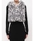 sacred edge crossショートフードフェイクファーベスト