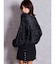 ハイウエストCURVE LINEスカートライクデニムショートパンツ
