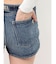 FOLDOVERウエストデニムショートパンツ