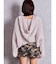 HANDニットライクショートHOODIE