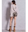 HANDニットライクショートHOODIE