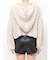 HANDニットライクショートHOODIE