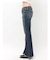 ジャストウエストSLIM FITフレアデニムパンツ