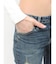 ジャストウエストSLIM FITフレアデニムパンツ