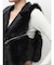 GGスライダーライダースラメフェイクファーベスト