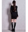 SymmetryGYDA プレートlong sleeveニットワンピース