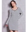 SymmetryGYDA プレートlong sleeveニットワンピース