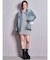 SymmetryGYDA プレートlong sleeveニットワンピース