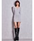SymmetryGYDA プレートlong sleeveニットワンピース