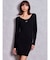 SymmetryGYDA プレートlong sleeveニットワンピース