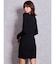 SymmetryGYDA プレートlong sleeveニットワンピース