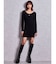 SymmetryGYDA プレートlong sleeveニットワンピース