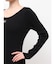 SymmetryGYDA プレートlong sleeveニットワンピース