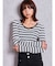 SymmetryGYDAプレートlong sleeveニットトップス