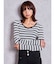 SymmetryGYDAプレートlong sleeveニットトップス