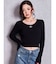 SymmetryGYDAプレートlong sleeveニットトップス
