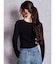 SymmetryGYDAプレートlong sleeveニットトップス